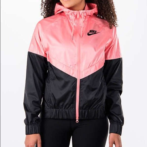 pink nike windbreaker womens